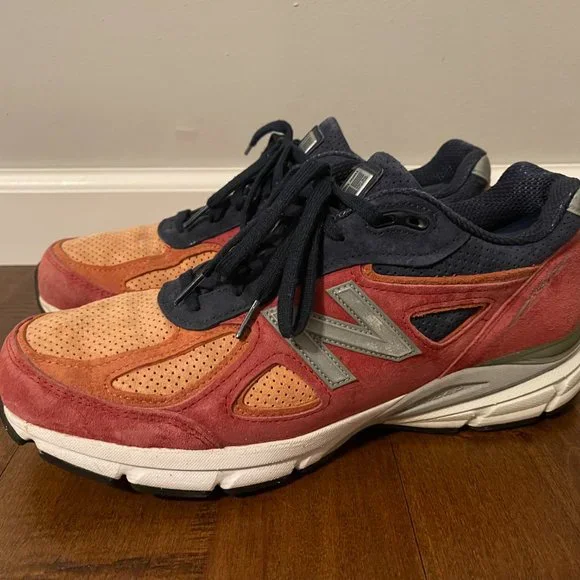 New Balance 990V4 Copper Rose Pigment M990CP4 Made in USA Shoes - Men's 11.5D - Picture 5 of 8